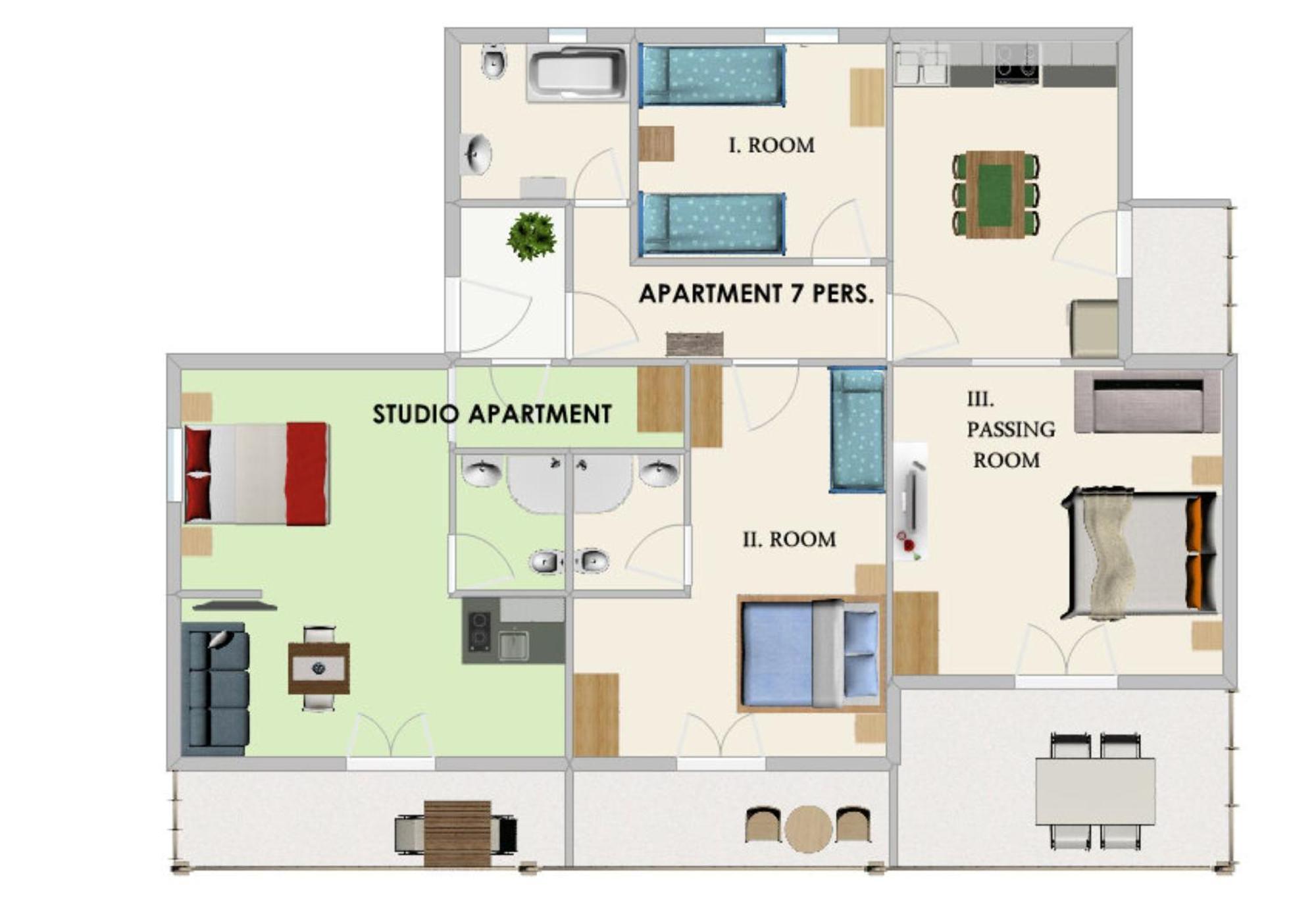 סלאטינה Apartments Boa מראה חיצוני תמונה